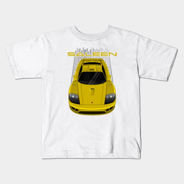 Saleen S7 - Yellow Kids T-Shirt by V8social